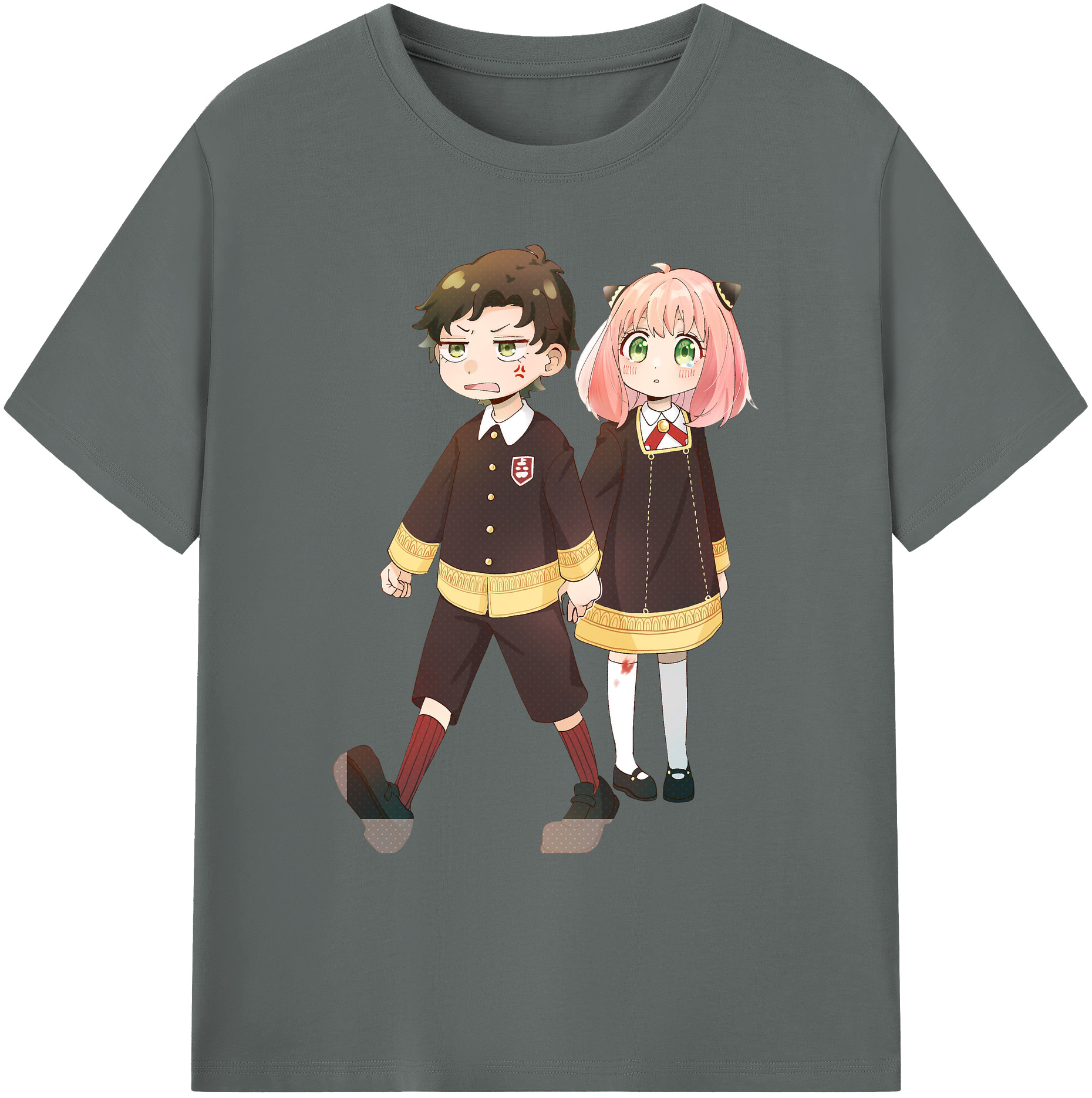 （画像用） SPY×FAMILY间谍家家酒 綿100％ メンズ半袖Tシャツ｜肌触りやわらか＆通気性
